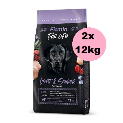 Fitmin For Life Light & Senior 2x12kg