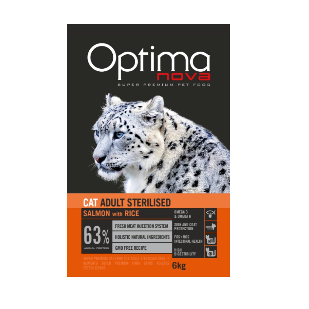 OPTIMAnova Cat Sterilised Salmon 6 kg