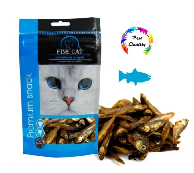 FINE CAT Rybička sušená 35g