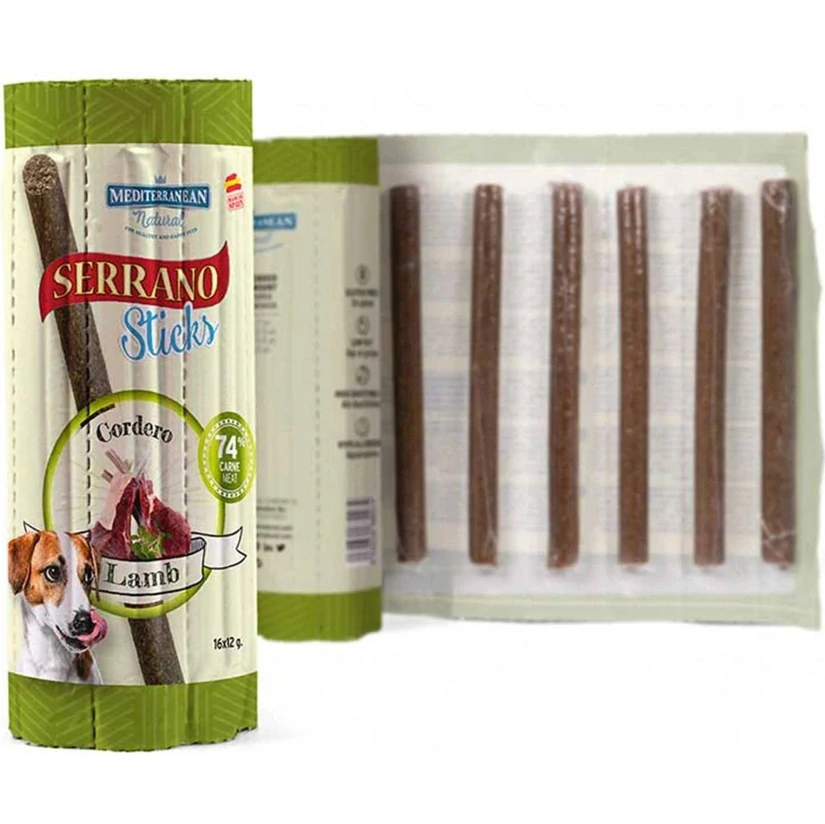 Serrano Dog Sticks Lamb, tyčinka 16 x 12 g