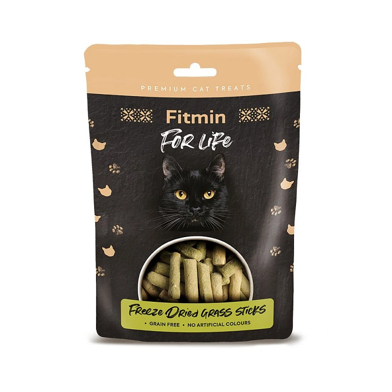 Fitmin cat For Life freeze dried grass sticks 30g small