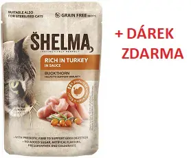 SHELMA Cat Sterilised Beef GF 8 kg
