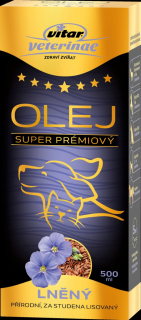 Vitar Veterinae Lněný olej 500 ml
