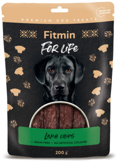 Fitmin For Life Jehněčí chipsy pamlsek pro psy 200 g