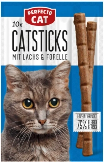  Perfecto Cat Masové tyčky losos & pstruh 50g (10ks) 