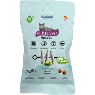 Serrano Snack Cat Oral Care Sardine 50 g 