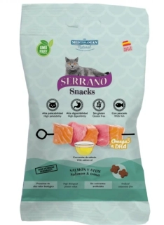 Serrano Snack Cat Omega 3 DHA Salmon 50 g