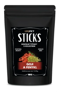 LYOPET Dental Stick Goji&Fennel MINI