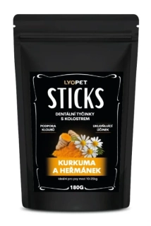 LYOPET Dental Stick Turmeric&Camomille MINI