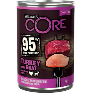 Wellness Core 95% krůta & koza 400 g