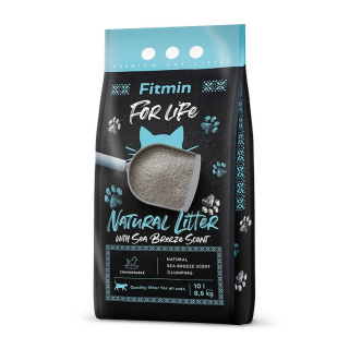 Fitmin cat For Life natural litter with Sea Breeze Scent 10l