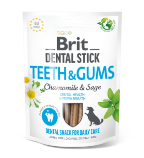 BRIT CARE Dog Dental Stick Teeth & Gums with Chamomile & Sage 7 ks