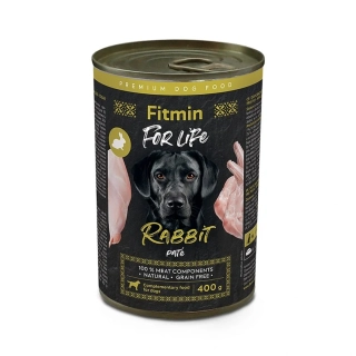 Fitmin dog For Life tin rabbit 400g