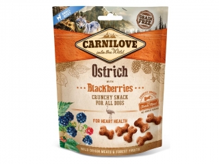 Carnilove Dog Crunchy Snack Ostrich & Blackberries 200g